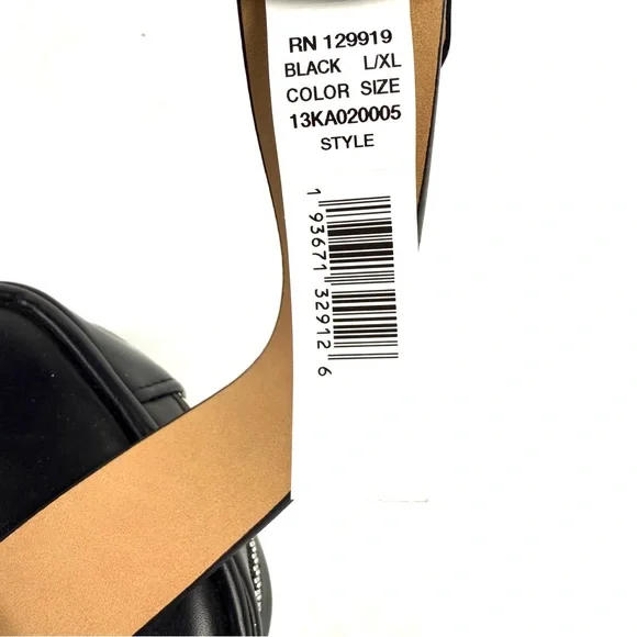 Calvin Klein Black Belt Bag Waist Pack Faux Leather Unisex L-XL Brand New - Picture 5 of 9